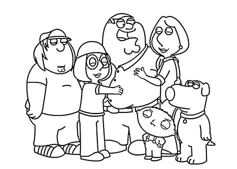 Free Printable Family Guy Coloring Pages For Kids